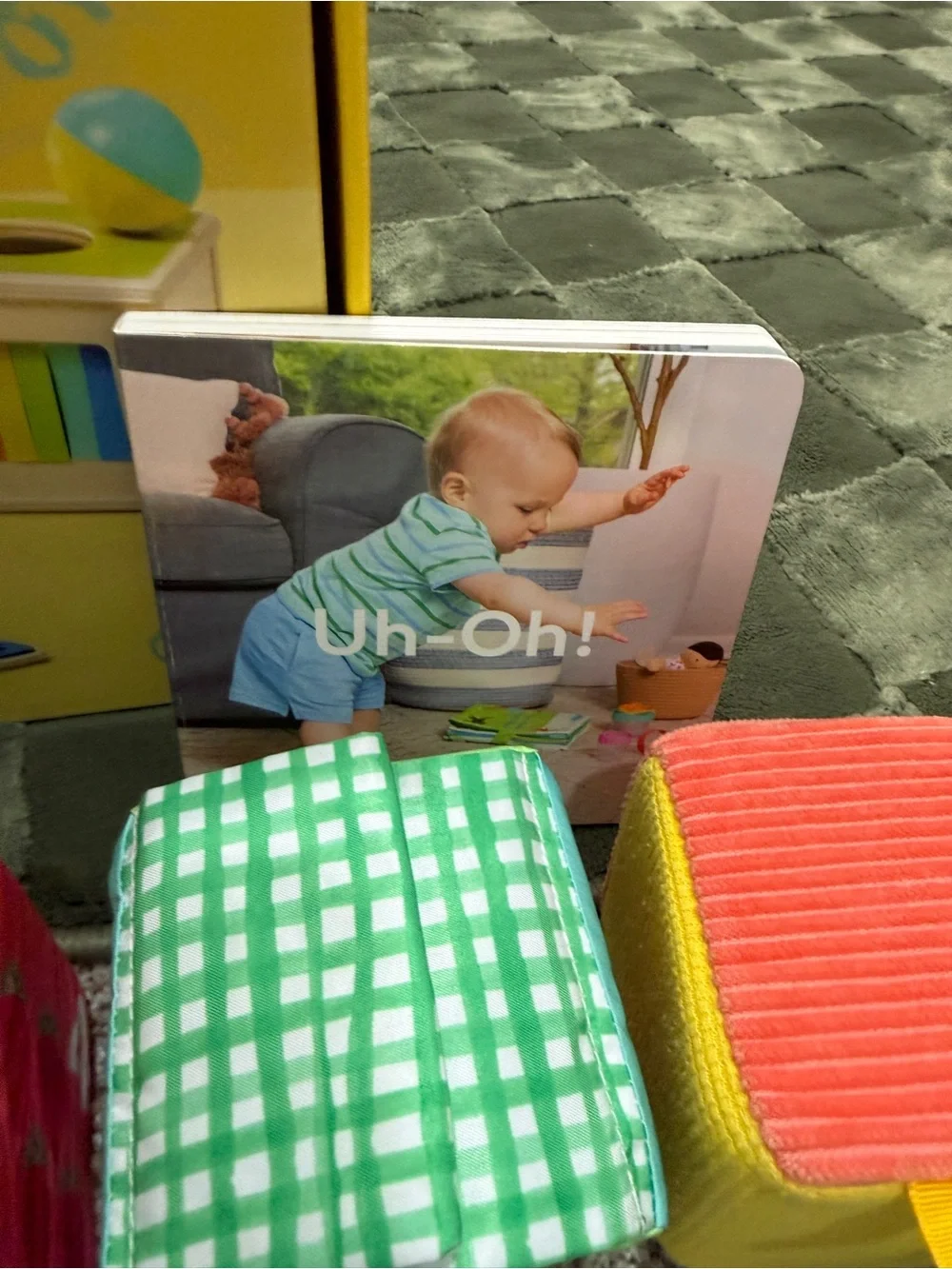 Lovevery Baby Cause & Effect Play Set – Multicolor Soft Learning Blocks ( mixed)